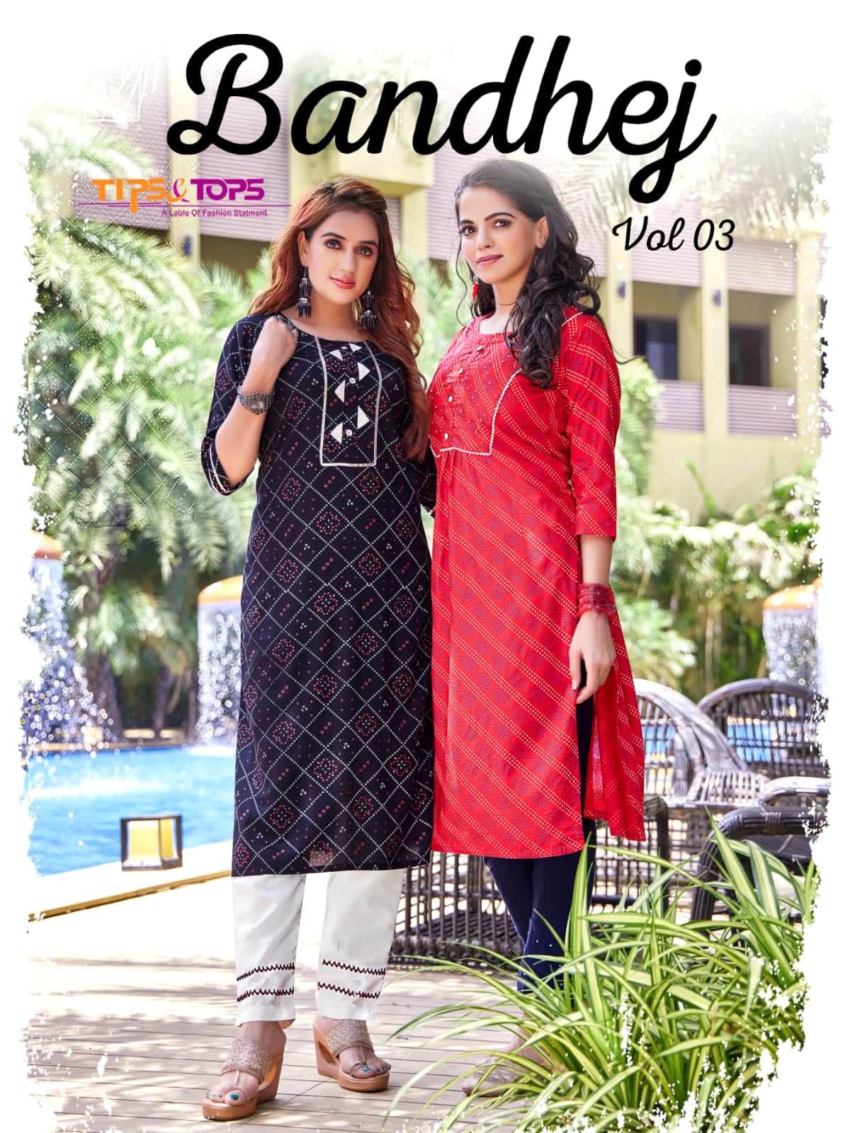 BANDHEJ 03 Fancy Designer Ethnic Wear Heavy Rayon Latest Kurti With Bottom Collection